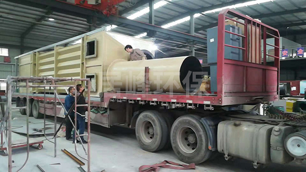 廣西6噸生物質鍋爐除塵器設備出貨